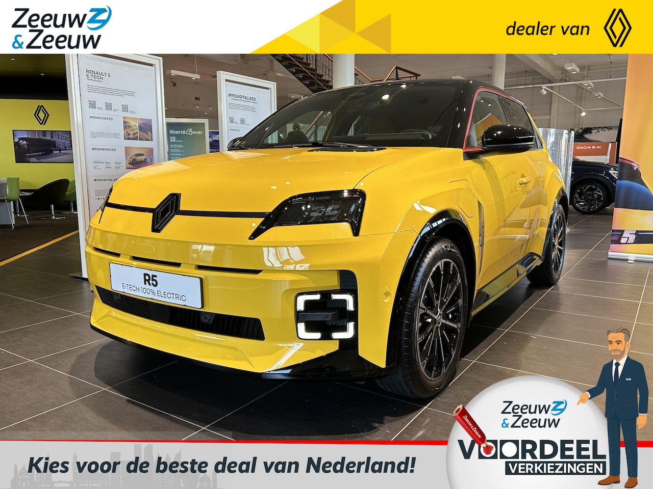 Renault 5 - (Z&Z Renault Private Lease actie vanaf €439,-) comfort range iconic cinq 52 kWh | Wij make - AutoWereld.nl