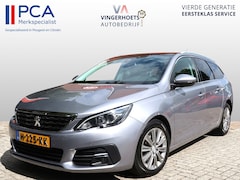 Peugeot 308 SW - 130 Pk Premium Allure SW Benzine Zwart Lederen Bekleding * Elektrisch en Verwarmde Stoelen