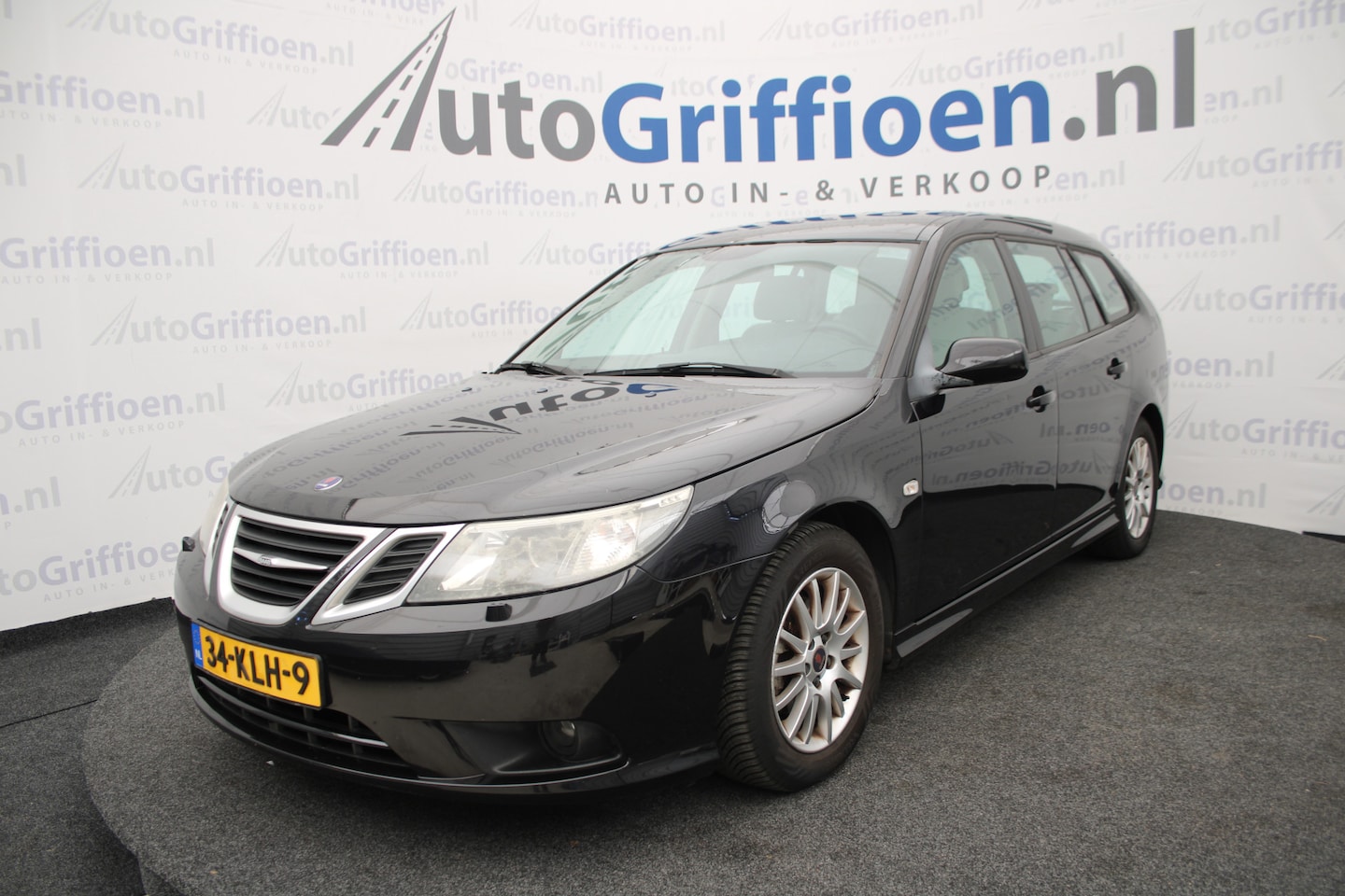 Saab 9-3 Sport Estate - 1.8t Norden Business met trekhaak dealer onderhouden - AutoWereld.nl