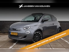 Fiat 500 C - La Prima 42 kWh * Cabrio * Lichtmetaal * 100% elektrisch