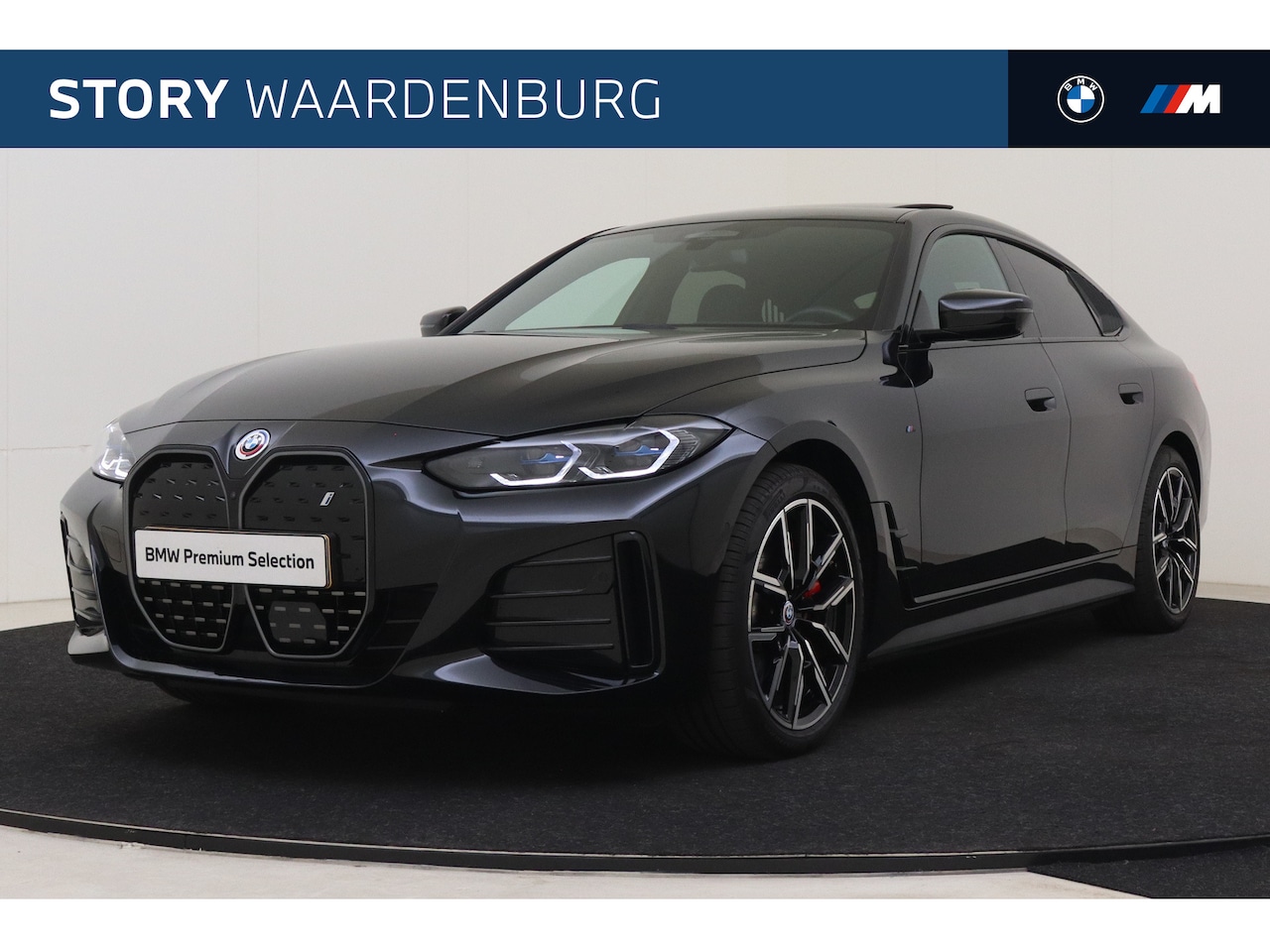 BMW i4 - eDrive35 High Executive M Sport / Schuif-kanteldak / Laserlight / Stoelverwarming / Drivin - AutoWereld.nl