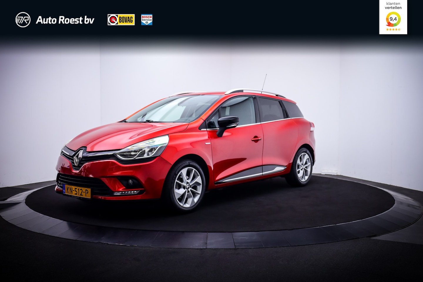 Renault Clio Estate - 1.2TCe LIMITED NAVI | DAB | AIRCO | CRUISE | TREKHAAK | PDC | LMV - AutoWereld.nl