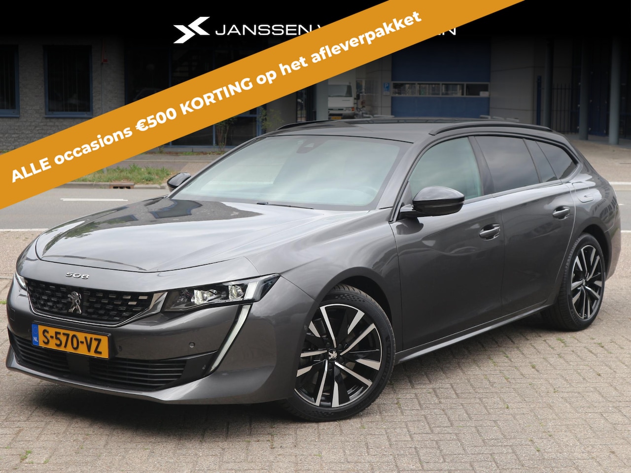 Peugeot 508 SW - Blue Lease GT 1.6 HYbrid 225 pk / HiFi Audio / Elektrische achterklep / Stoelverwarming - AutoWereld.nl