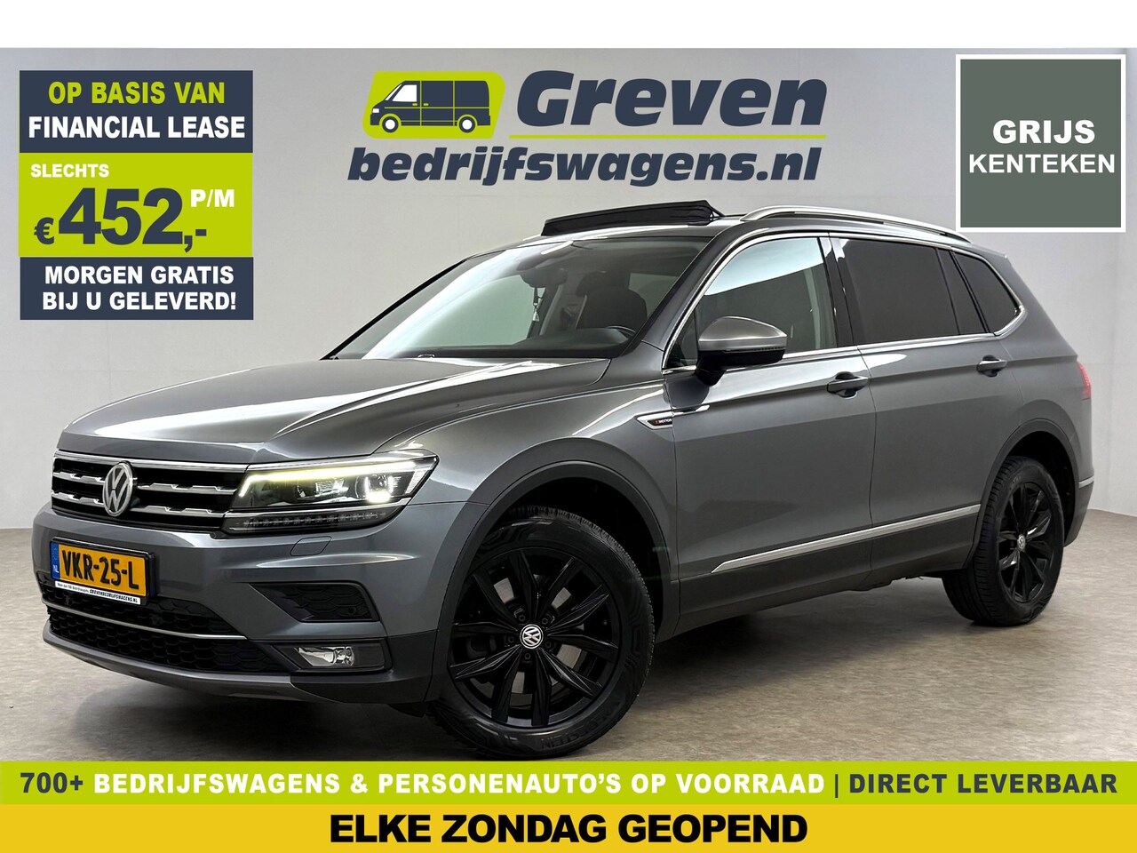 Volkswagen Tiguan - 2.0 TDI 191PK 4motion | Grijs kenteken | VAN | 2400kg Trekgew. | Trekh. | Pano | Virtual | - AutoWereld.nl