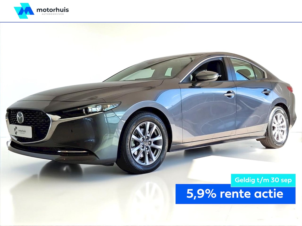 Mazda 3 - Sedan Skyactiv-M Hybrid 180pk Comfort AUTOMAAT BOSE NAVI CAMERA WINTERPACK HUD - AutoWereld.nl