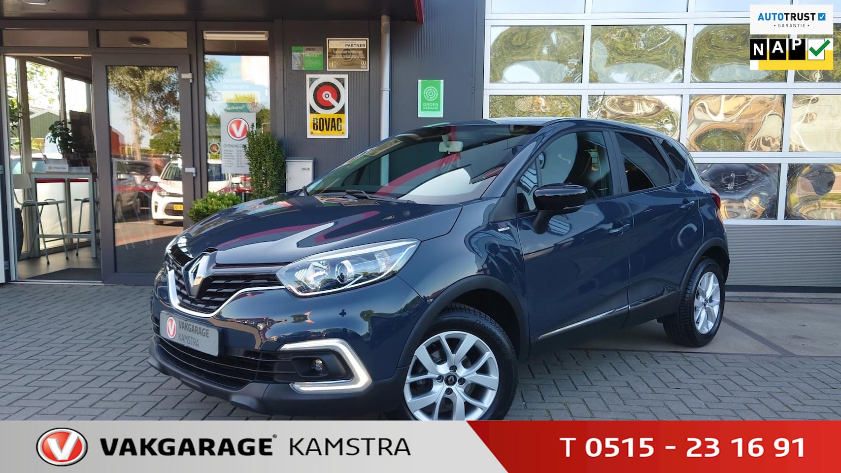 Renault Captur - 0.9 TCe Limited NAP Navi/DAB+/PDC/Airco/Cruise - AutoWereld.nl