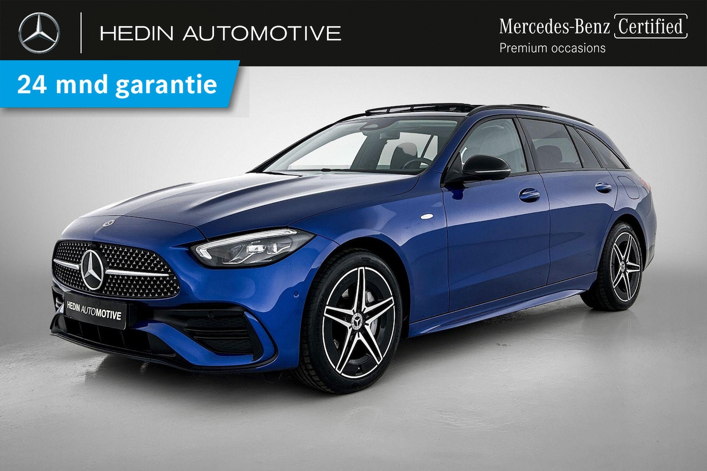 Mercedes-Benz C-klasse Estate - C 300e Automaat AMG Line | Nightpakket | Winterpakket | Panoramadak | Sfeerverlichting | P - AutoWereld.nl