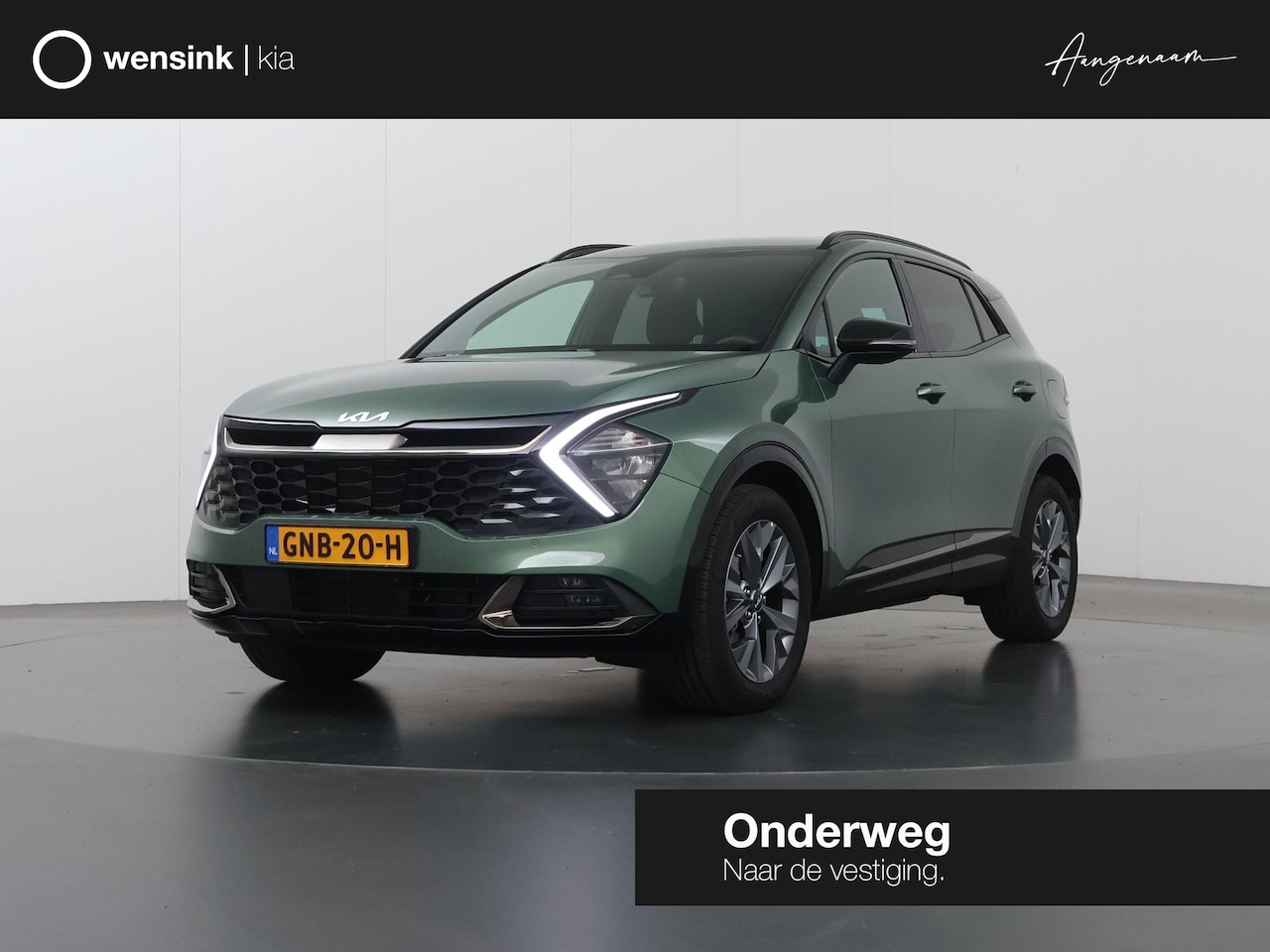 Kia Sportage - 1.6 T-GDi Hybrid Dark Edition | Lederen bekleding | Stoel/Stuurwielverwarming | Elektrisch - AutoWereld.nl