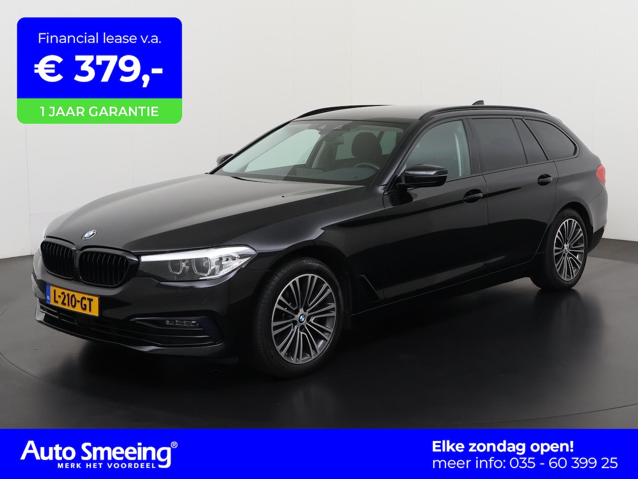 BMW 5-serie Touring - 520i High Executive Shadow Line | Luchtvering | Adaptief Cruise | Stoelverwarming | Zondag - AutoWereld.nl