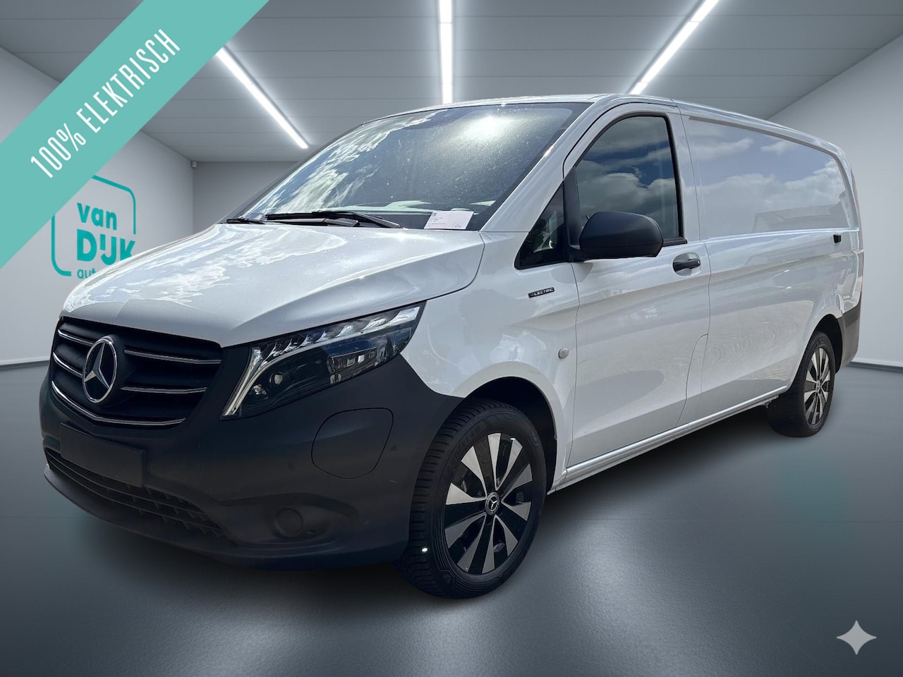 Mercedes-Benz eVito - E VITO 112 L2 60 kWh 100% ELEKTRISCH DEMO SNELLADEN 80 KW 270 GRADEN ACHTERDEUREN 4 SEIZOE - AutoWereld.nl