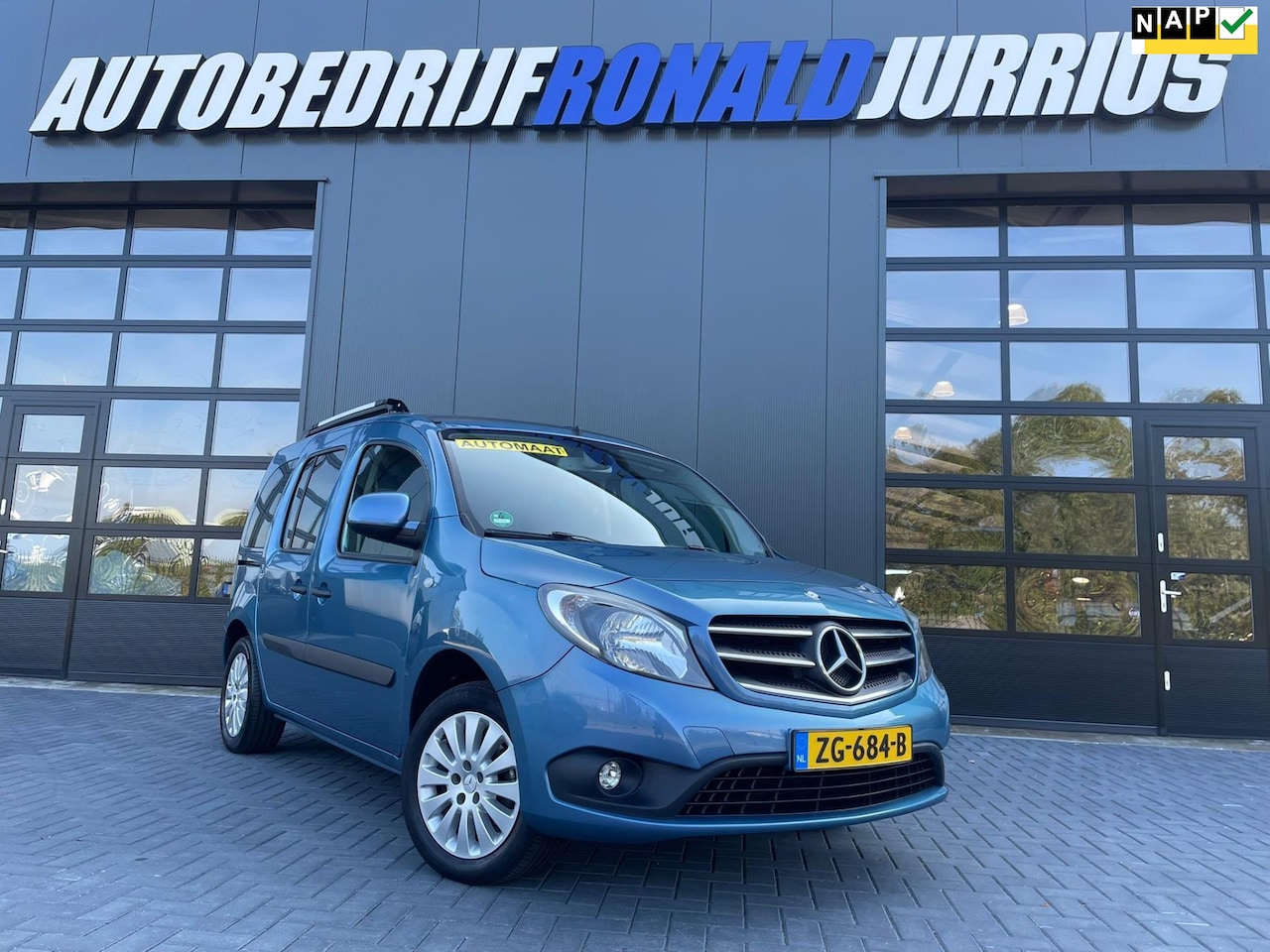 Mercedes-Benz Citan - 112 Ambiente Automaat/Benzine/5Persoons/Trekhaak/Dubbele zijschuifdeur/Nieuwe Apk - AutoWereld.nl