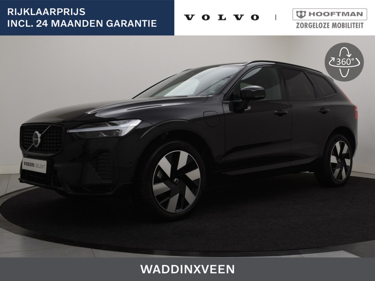 Volvo XC60 - T8 PLUG-IN HYBRID PLUS BLACK EDITION SCHUIFDAK 360GR CAM H/K AUD - AutoWereld.nl