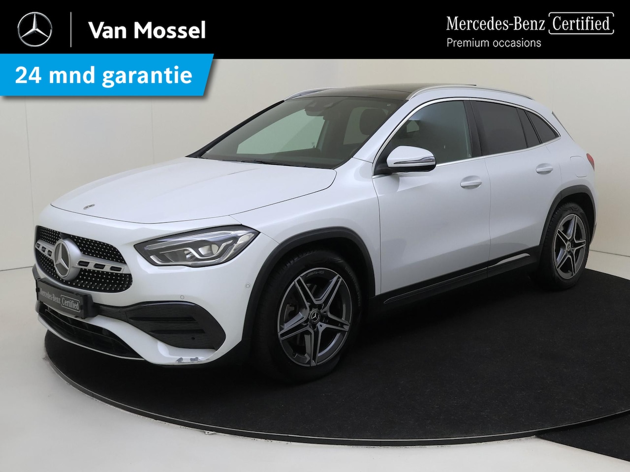 Mercedes-Benz GLA-Klasse - 250 4MATIC AMG Line Panoramadak / Privacy Glass /  Parkeercamera / Stoelverwarming / Sfeer - AutoWereld.nl