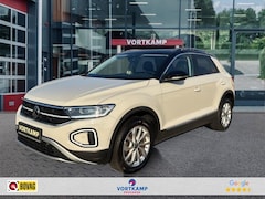Volkswagen T-Roc - 1.5 TSI DSG STYLE PANO-DAK/TREKHAAK/CAMERA/LEDER/MEMORY/BEATS/NAVI