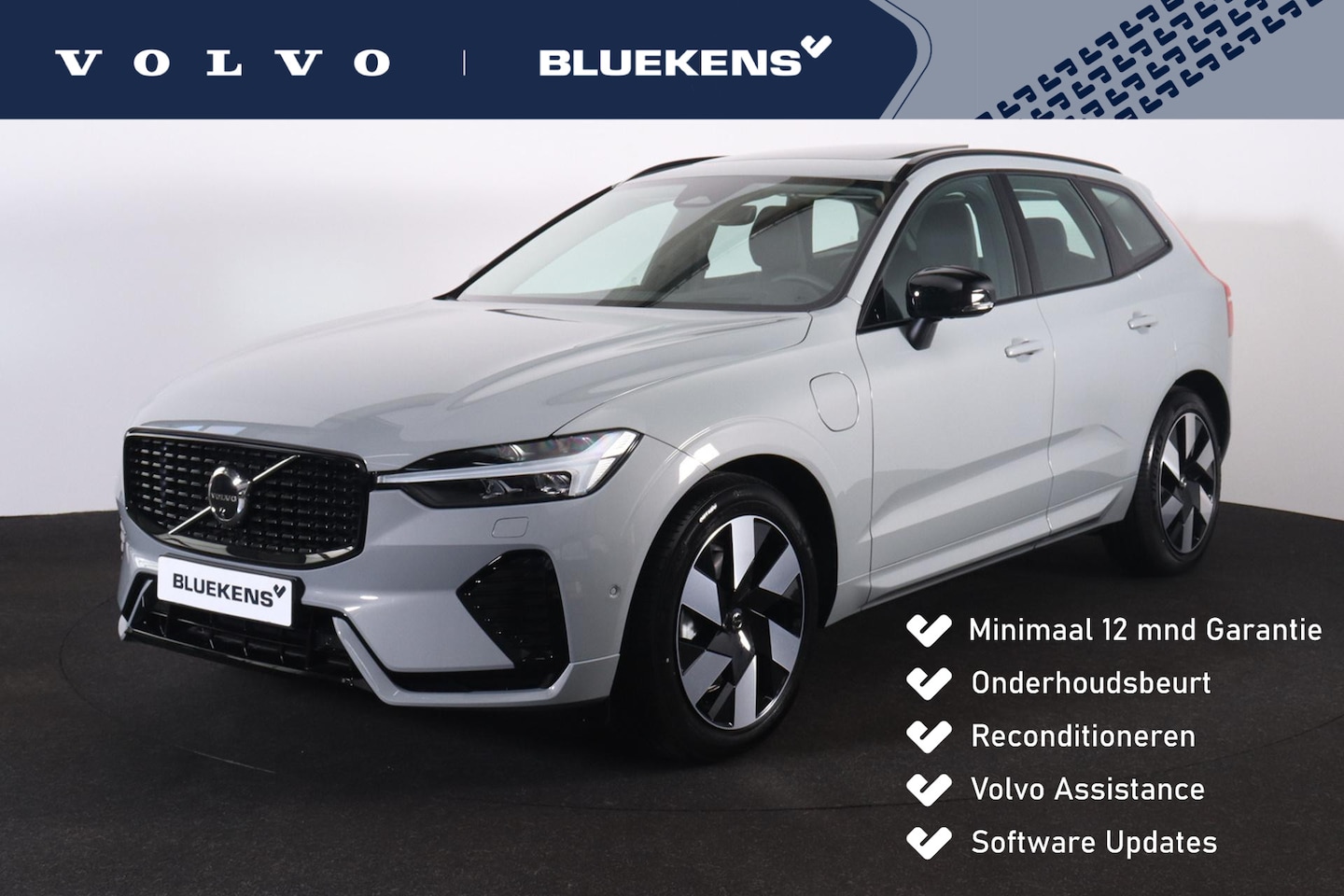 Volvo XC60 - T6 Recharge AWD Ultra Dark - Luchtvering - Panorama/schuifdak - IntelliSafe Assist & Surro - AutoWereld.nl
