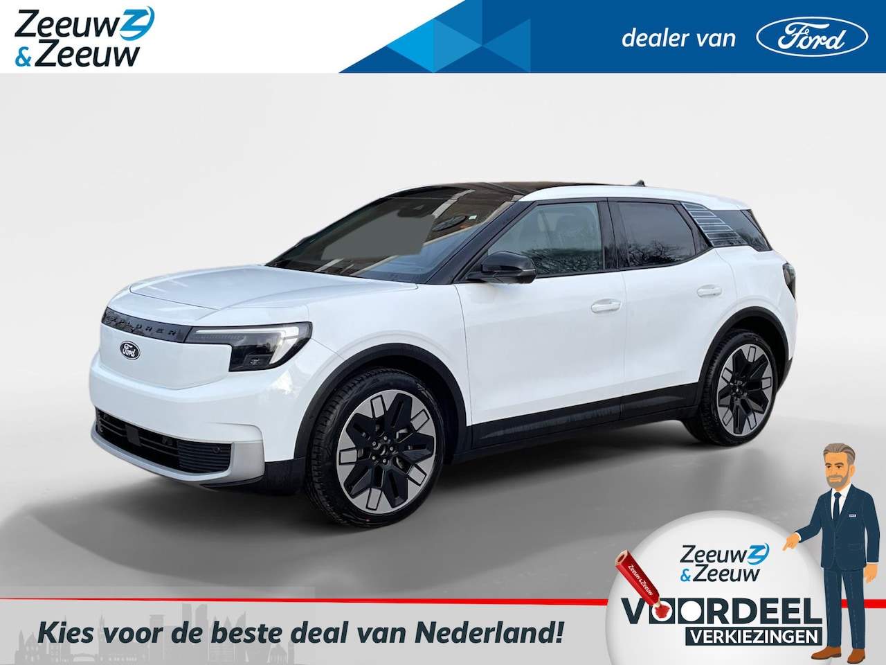 Ford Explorer - Premium Extended Range RWD 77 kWh | Verwachte Levertijd 3 Weken | Prijs Inclusief 3000 Eur - AutoWereld.nl
