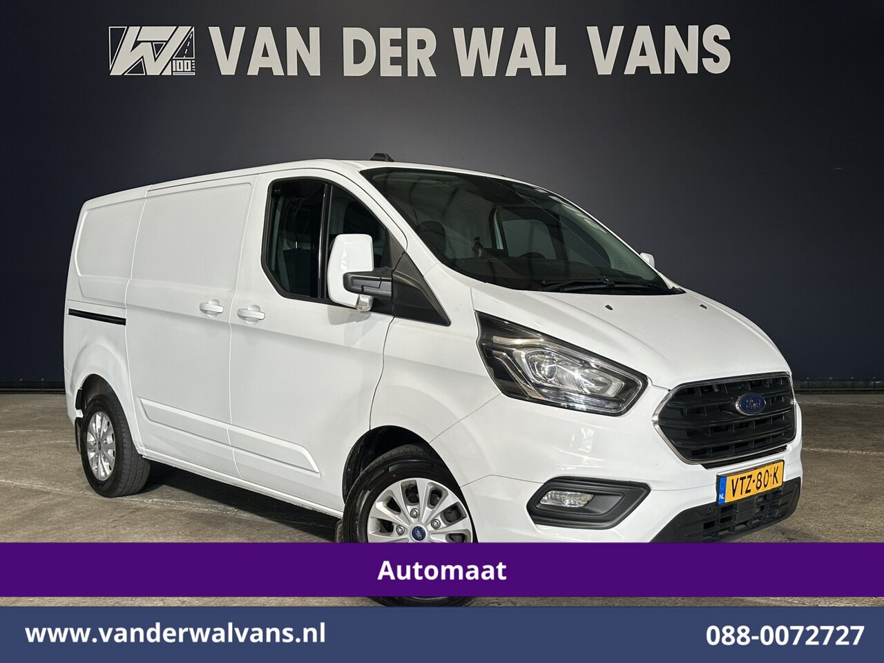 Ford Transit Custom - 2.0 TDCI 130pk Automaat L1H1 Euro6 Airco | Camera | Navigatie | LED Apple Carplay, Android - AutoWereld.nl