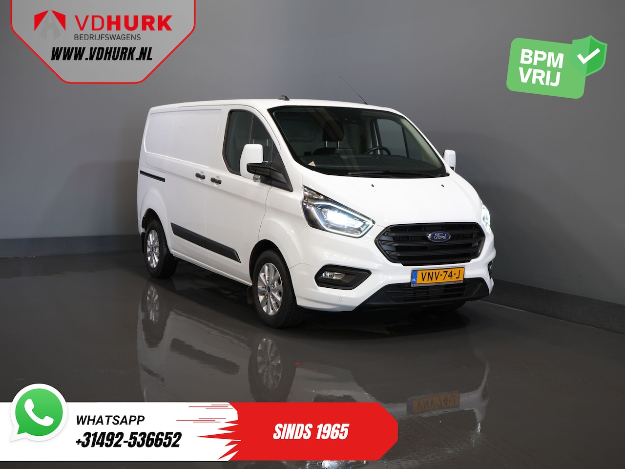 Ford Transit Custom - 340 1.0 EcoBoost PHEV Aut. Trend BPM VRIJ! Bi-Xenon/ Carplay/ Stoelverw./ LMV/ Cruise/ Cam - AutoWereld.nl