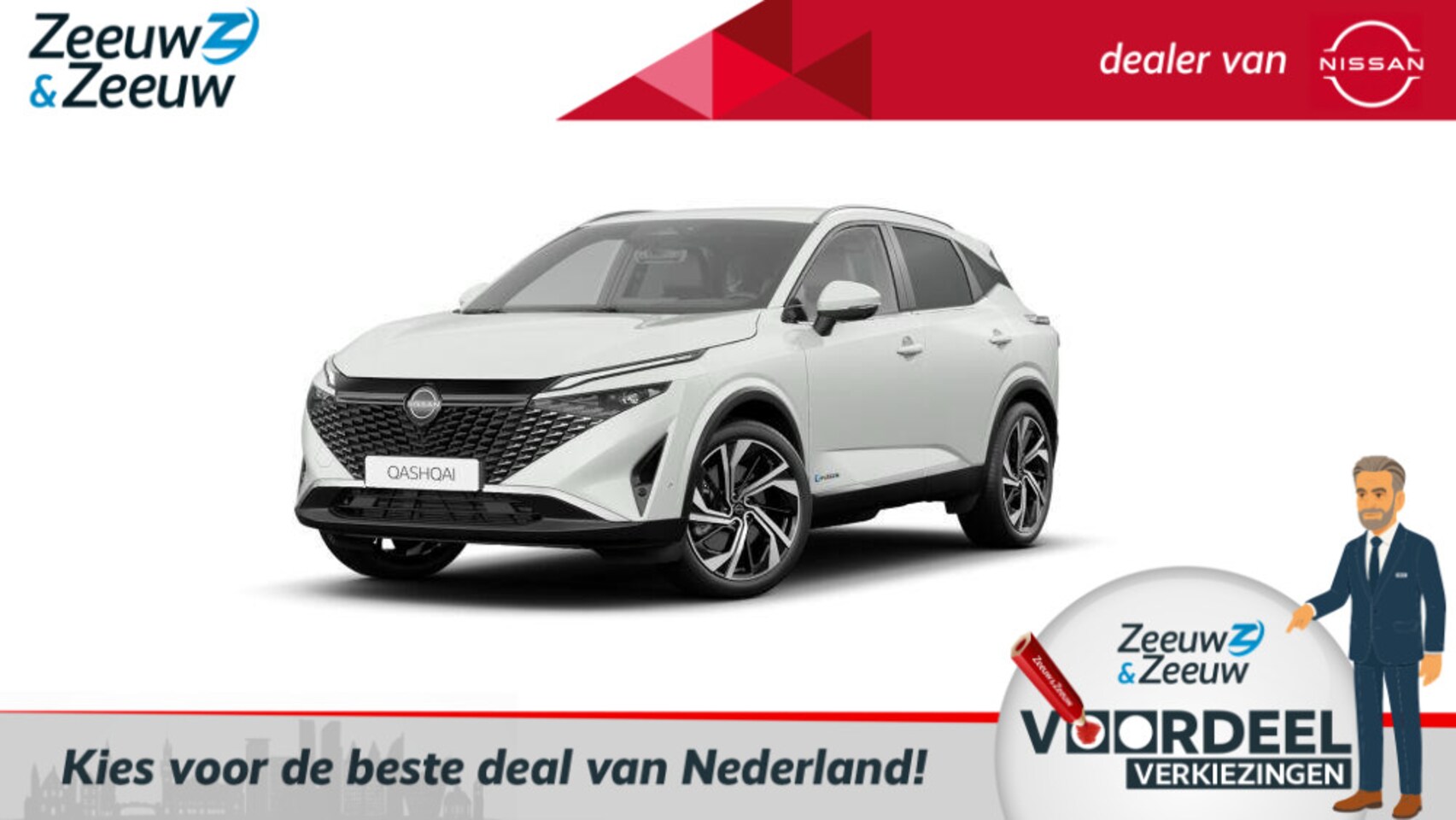 Nissan Qashqai - 1.5 e-Power Tekna Plus | €6500,- KORTING | UIT VOORRAAD LEVERBAAR | FULL OPTION | - AutoWereld.nl