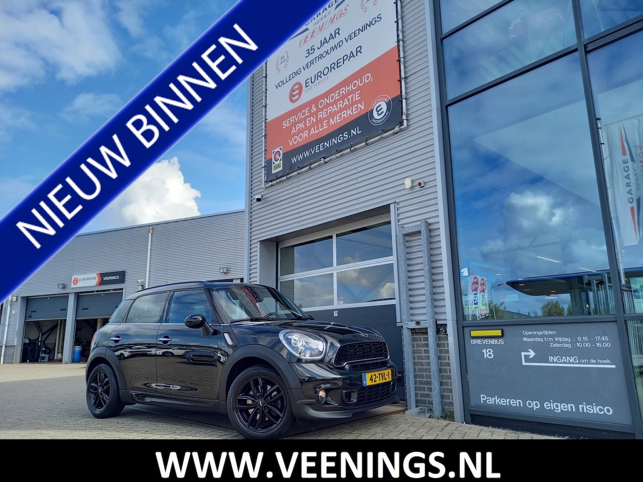 MINI Countryman - Mini 1.6 Cooper S 184PK AUT - LEER - NAVI - CLIMA - CRUISE - 17" LMV - NL AUTO - AutoWereld.nl