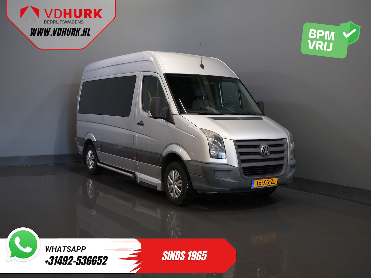 Volkswagen Crafter - 35 2.5 TDI L2H2 MARGE EXPORT ONLY NL Auto/ APK 7-2026/ 5 Zyl./ Combi/ 9 Persoons/ Kombi/ 9 - AutoWereld.nl