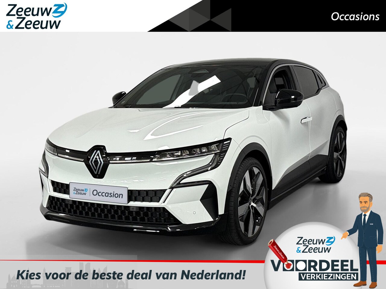 Renault Mégane E-Tech - EV60 Optimum Charge Techno PAS 13K GEREDEN AIRCO 360GRADEN CAMERA RONDOM PARKEERSENSOREN C - AutoWereld.nl