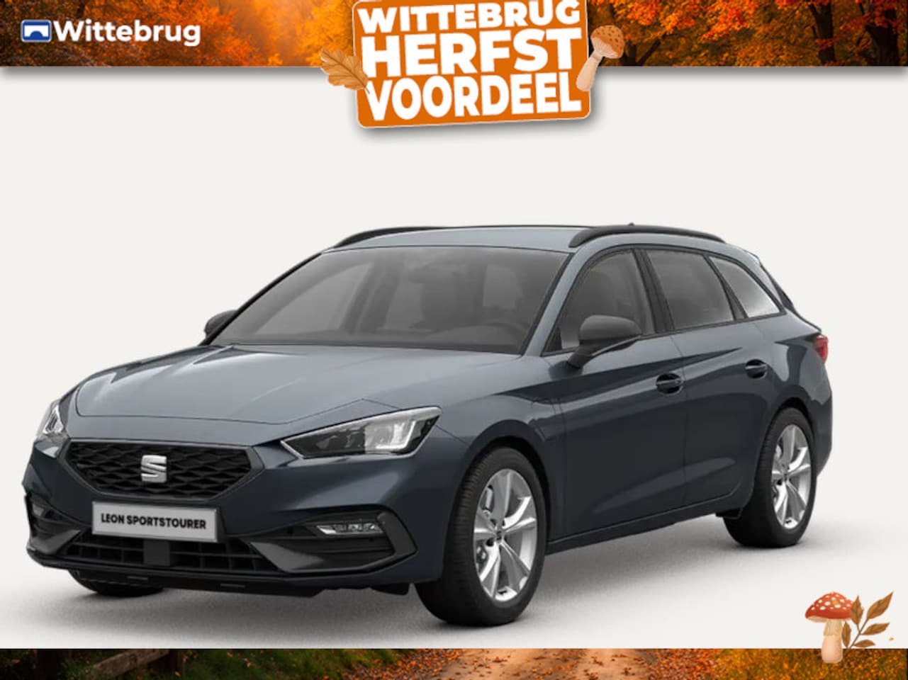 SEAT Leon Sportstourer - 1.5 TSI e-Hybrid FR Business Vanaf november 2025 leverbaar - AutoWereld.nl
