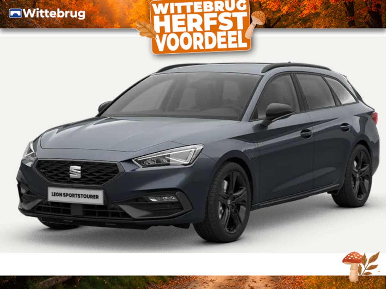 SEAT Leon Sportstourer - 1.5 TSI e-Hybrid FR Business Wegklapbare trekhaak / 'Black Pack' / Safe & Driving Pack - AutoWereld.nl