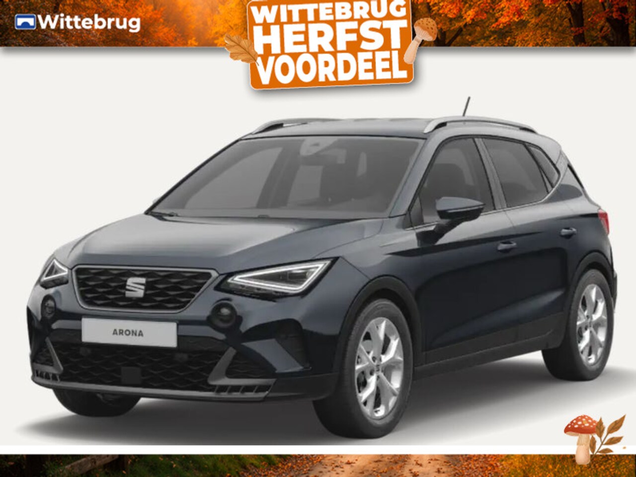 SEAT Arona - 1.0 EcoTSI FR Business Connect Achteruitrijcamera / Keyless Entry/Go / Verwarmbare voorsto - AutoWereld.nl