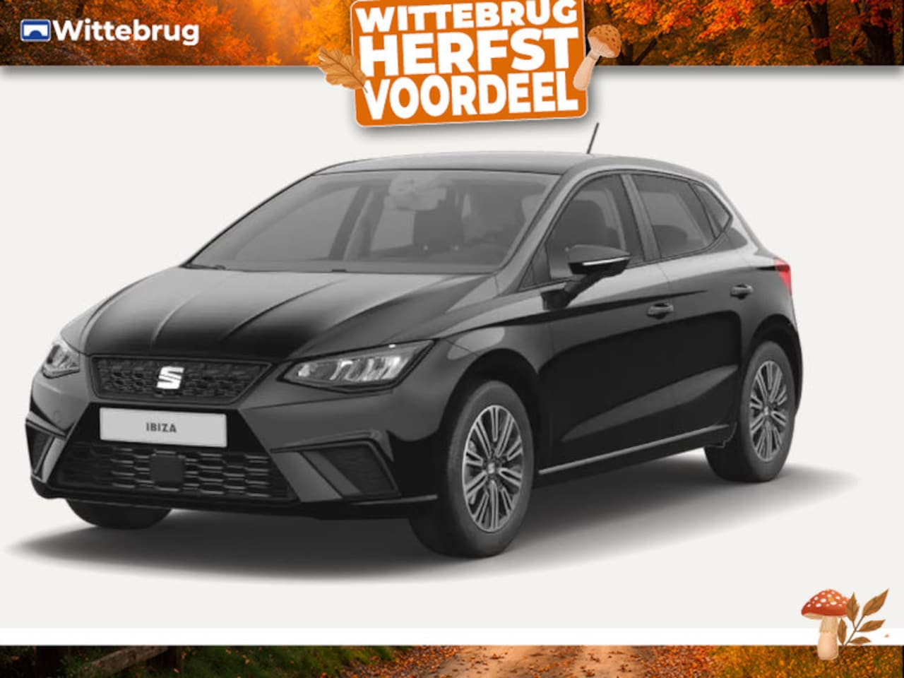 SEAT Ibiza - 1.0 EcoTSI Style Black Apple CarPlay™ & Android Auto™ / Parkeersensoren achter / Cruise Co - AutoWereld.nl