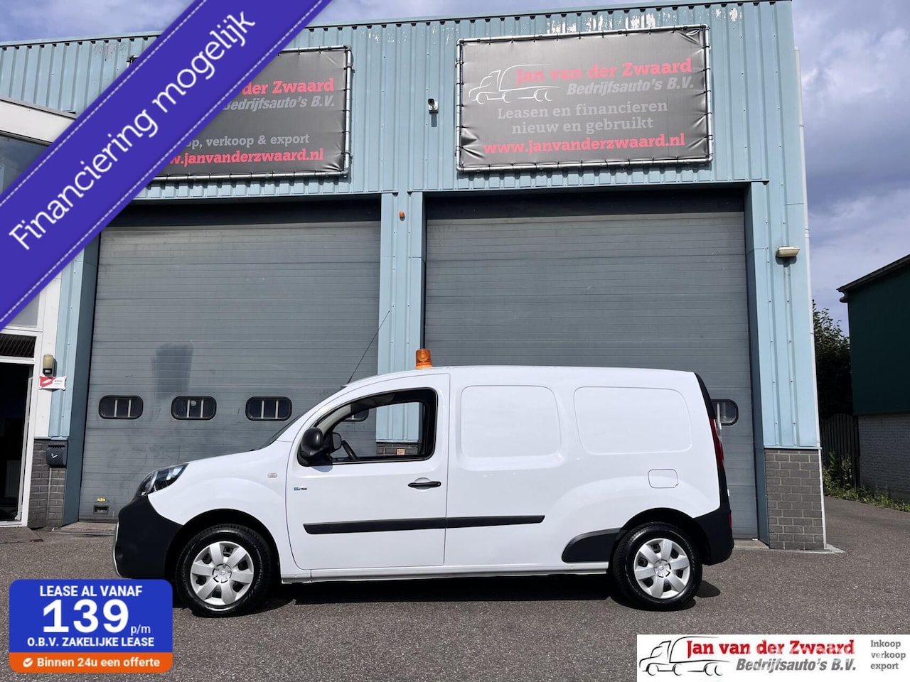 Renault Kangoo - Z.E. 44 KW Lange uitvoering.Eigen accu - AutoWereld.nl