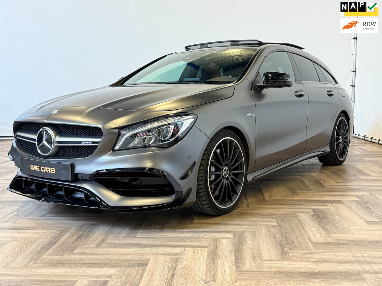 Mercedes-Benz CLA-klasse Shooting Brake - AMG 45 4MATIC Ambition|PANO|NAP|INRUIL MOGELIJK - AutoWereld.nl