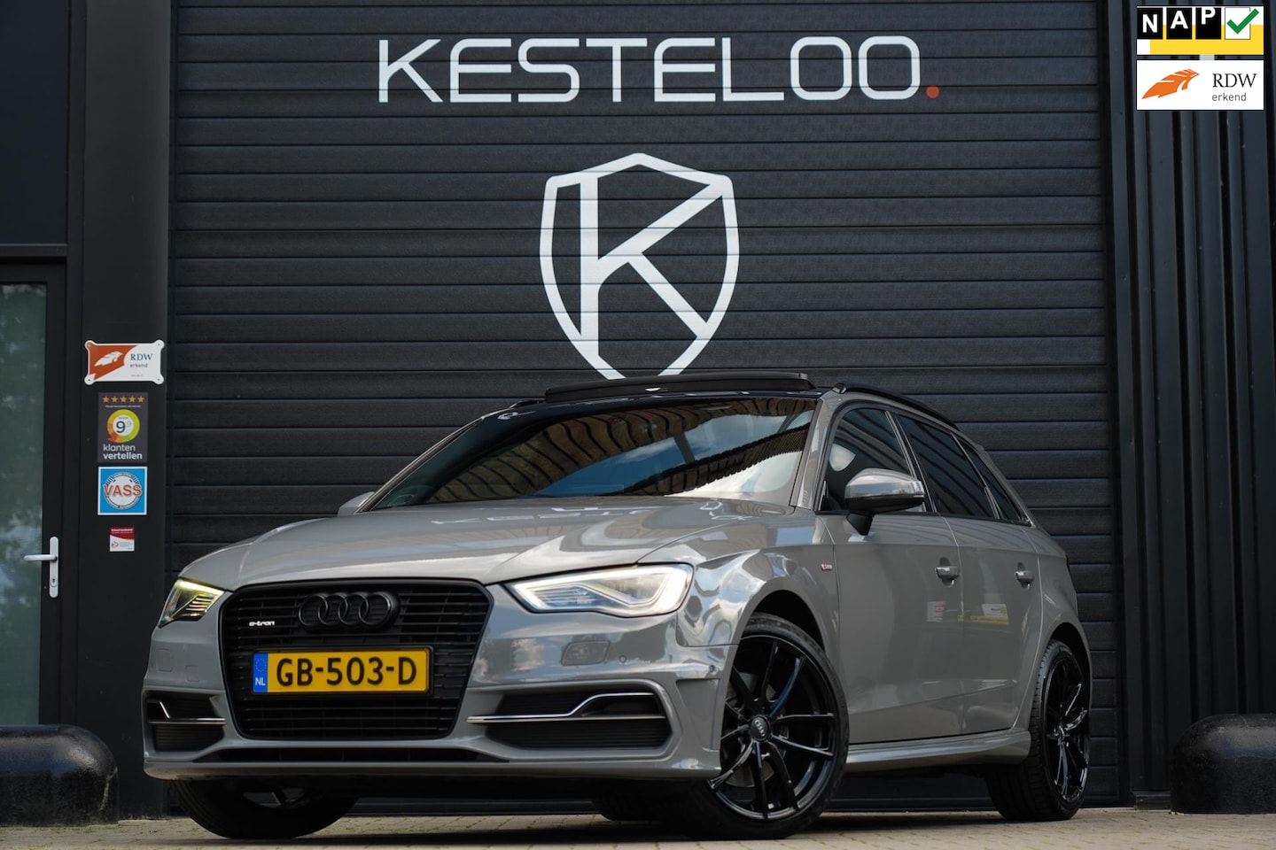 Audi A3 Sportback - 1.4 e-tron PHEV Amb Pro S Line PANO/AUDI EXCL LAK/LEER/LED/BLACK - AutoWereld.nl