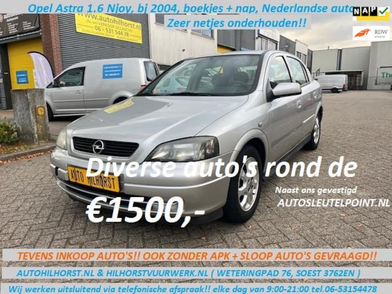 Opel Astra - 1.6 Njoy 1.6 Njoy , zeldzaam nette onderhouden auto!!, zie foto's + - AutoWereld.nl