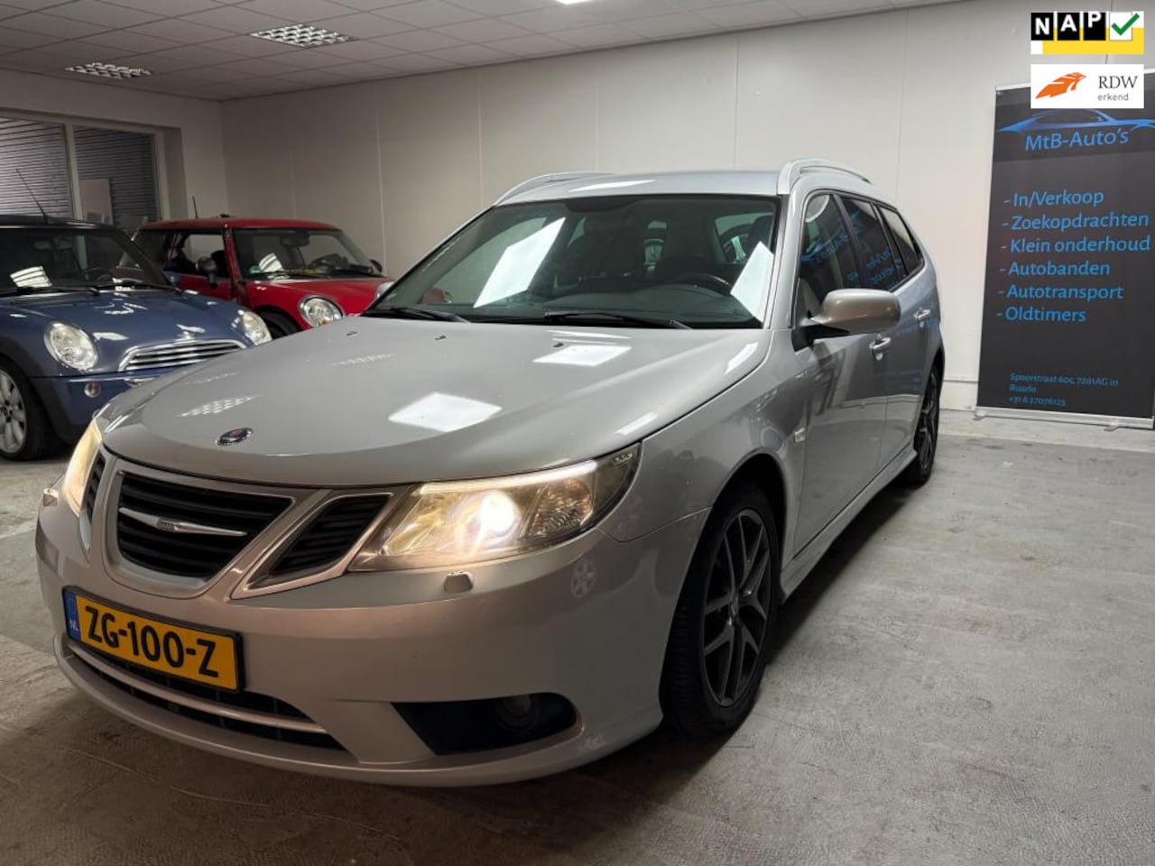Saab 9-3 Sport Estate - 1.9 TiD Linear | Trekhaak | Multimedia | Youngtimer | - AutoWereld.nl