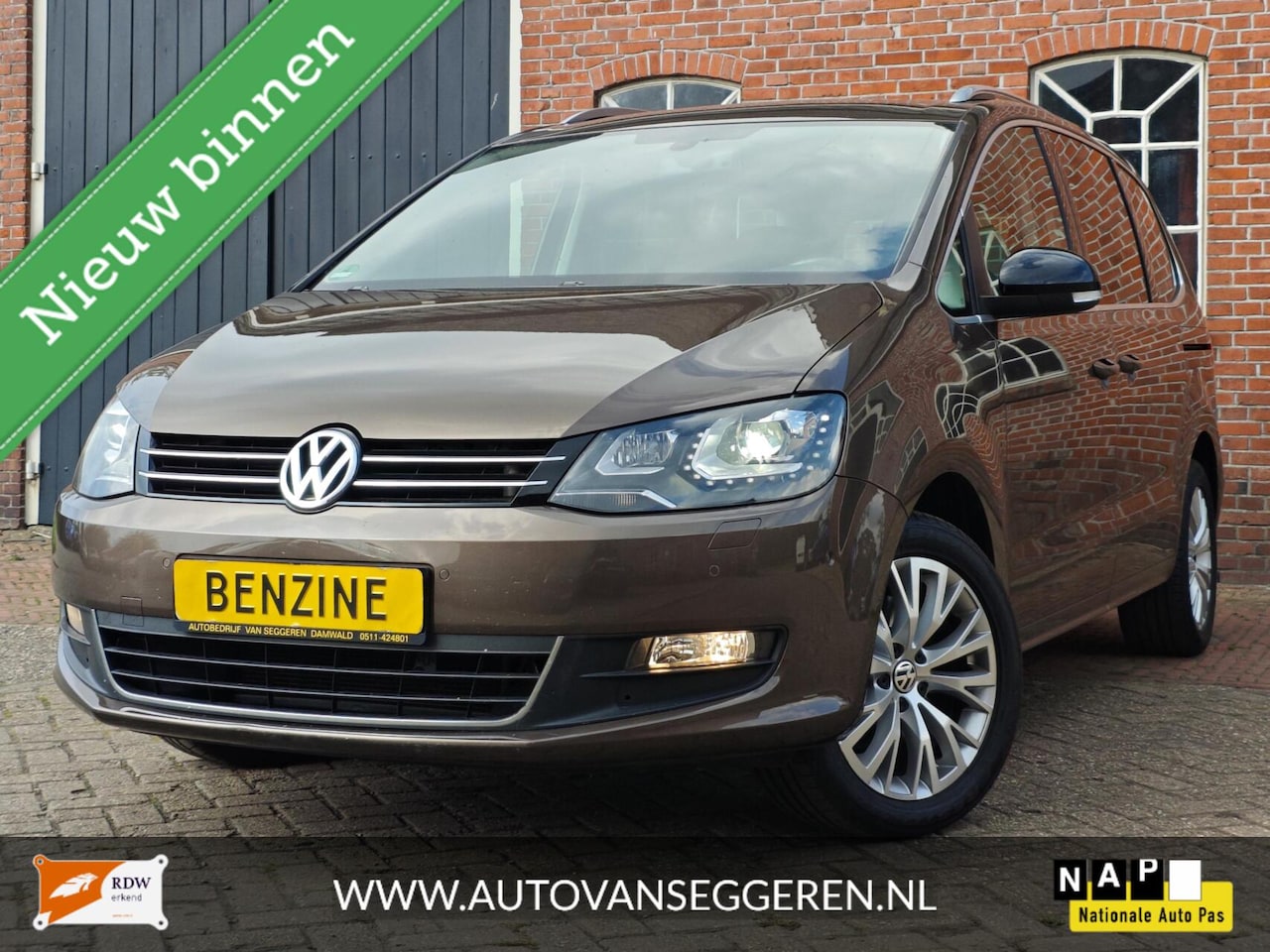 Volkswagen Sharan - 1.4 TSI 7p. - Cruise/Clima/Navi/Pano/1e Eig - AutoWereld.nl