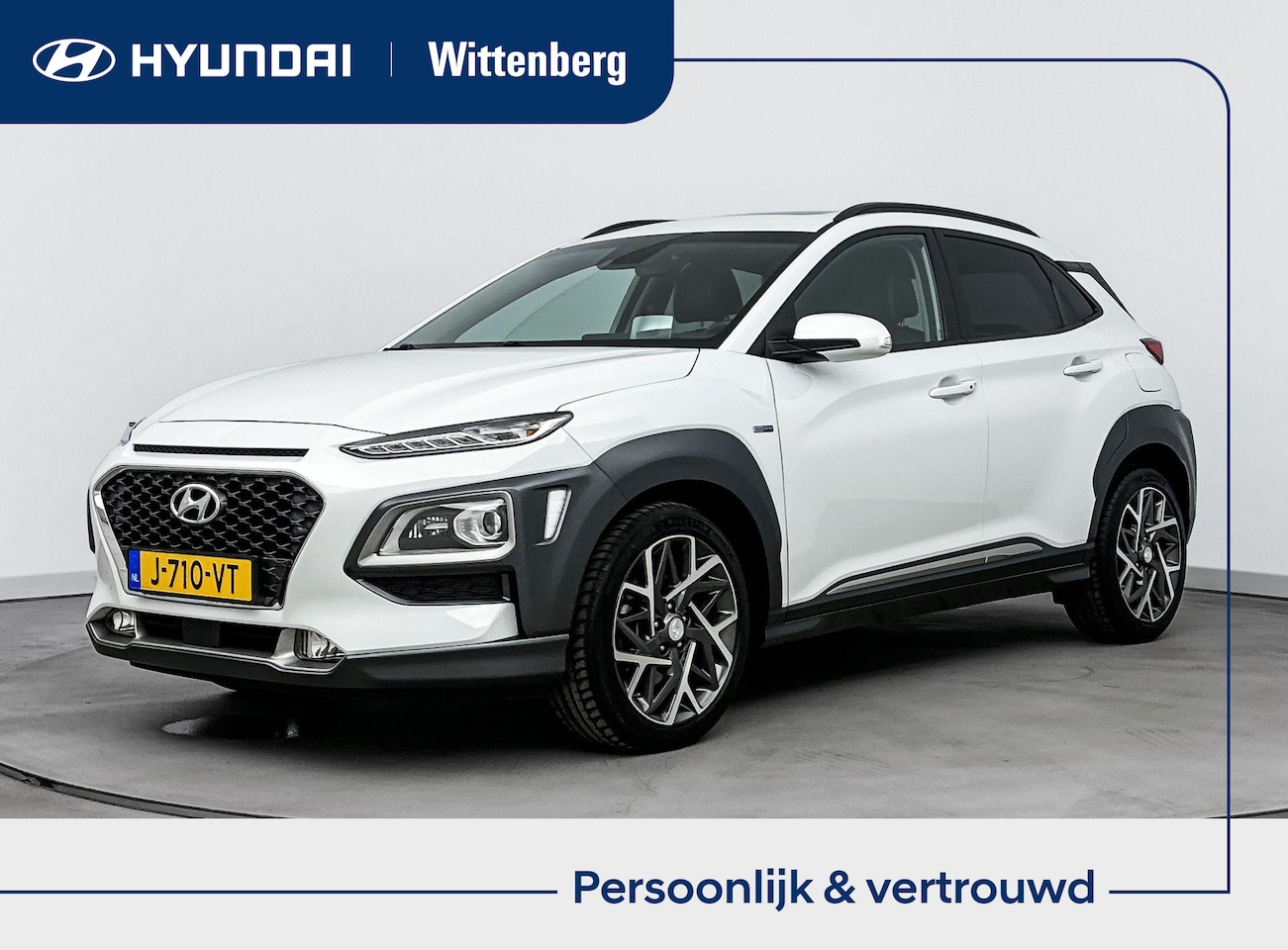 Hyundai Kona - 1.6 GDI HEV Premium Sky | Leder | Navi | Camera | PDC V + A - AutoWereld.nl