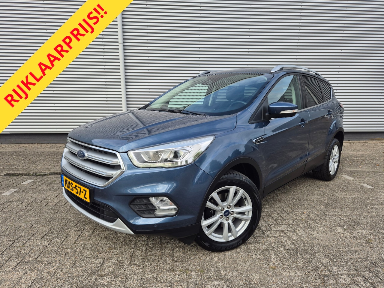 Ford Kuga - 1.5 EcoBoost Titanium 1.5 EcoBoost Titanium ,airco,cruise,applecarplay/android,navigatie/camera,parkeersensoren, - AutoWereld.nl