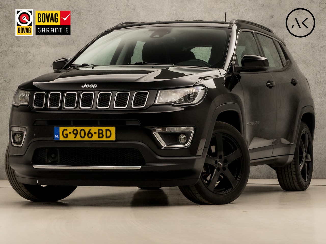 Jeep Compass - 1.4 MultiAir Longitude Black Sport 141Pk (APPLE CARPLAY, GROOT NAVI, CLIMATE, CAMERA, LEDE - AutoWereld.nl