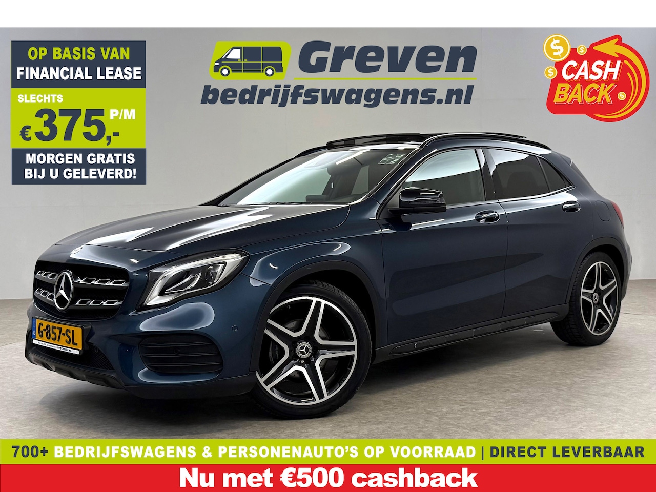 Mercedes-Benz GLA-Klasse - 180 AMG Limited | Pano | Camera | Trekh. | Cruise | Navigatie | LED | Parkeersens. l NAP - AutoWereld.nl