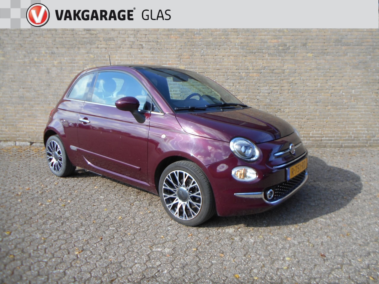 Fiat 500 - 1.2 69pk Automaat Rockstar / Panorama dak - AutoWereld.nl