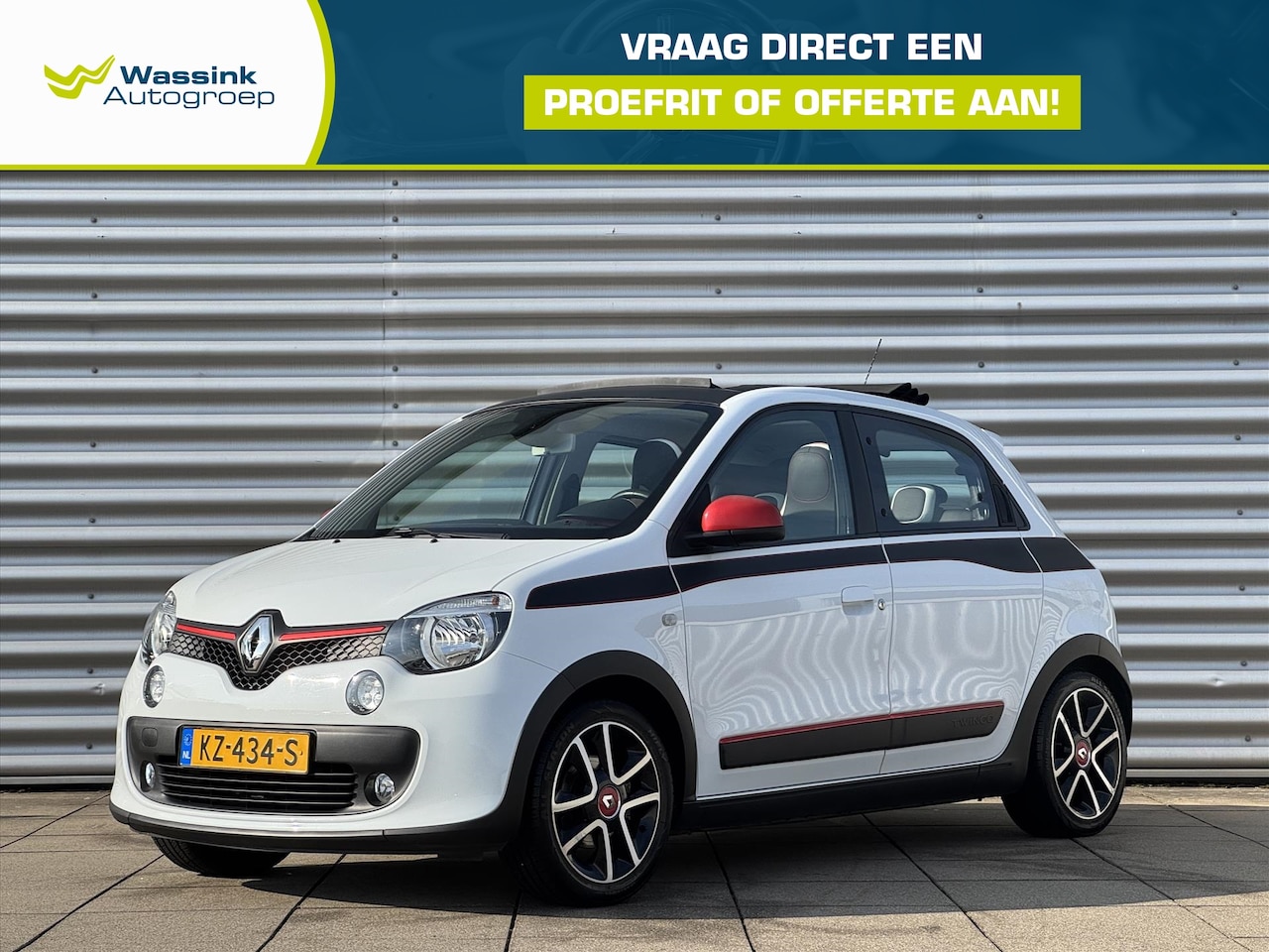 Renault Twingo - 0.9 Energy TCe Cabrio 90pk Automaat Dynamique Airco | Bluetooth | Lichtmetalen Velgen | St - AutoWereld.nl
