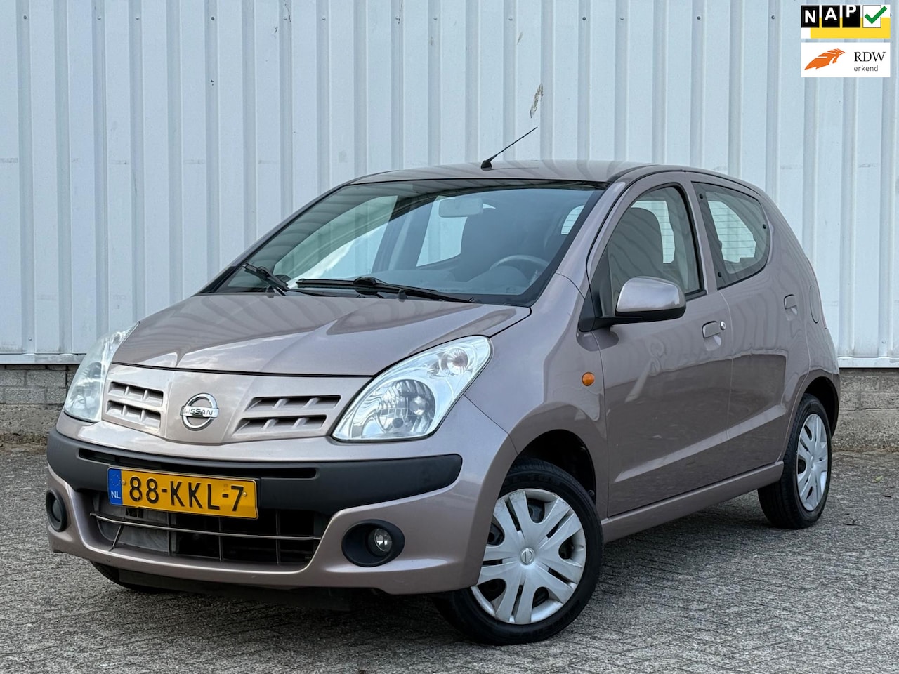 Nissan Pixo - 1.0 Acenta 1e Eigenaar,Airco,ElektrischeRamen,5Deurs,N.A.P!Apk tot 24-01-2026 - AutoWereld.nl