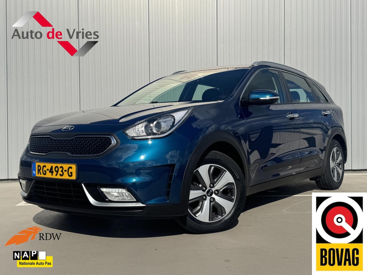 Kia Niro - 1.6 GDi Hybrid DynamicLine|Trekhaak|Navi|NL-Auto - AutoWereld.nl