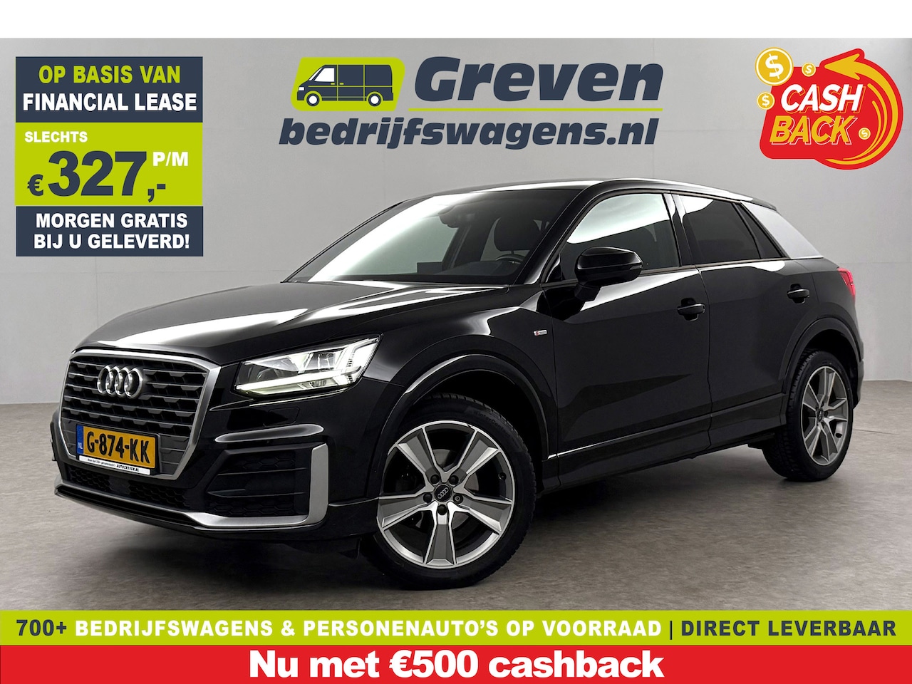 Audi Q2 - 35 TFSI 150PK S-line | LED | Carplay | Clima | Cruise | Navigatie | Parkeersens. | NAP - AutoWereld.nl