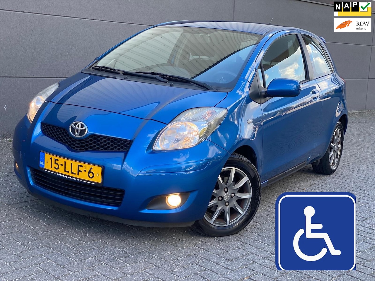 Toyota Yaris - 1.3 VVTi Aspiration/ Invalide auto/ AYOMAAT/ nap/ 1jaar apk/ airco/ navi/ cruise control/ - AutoWereld.nl