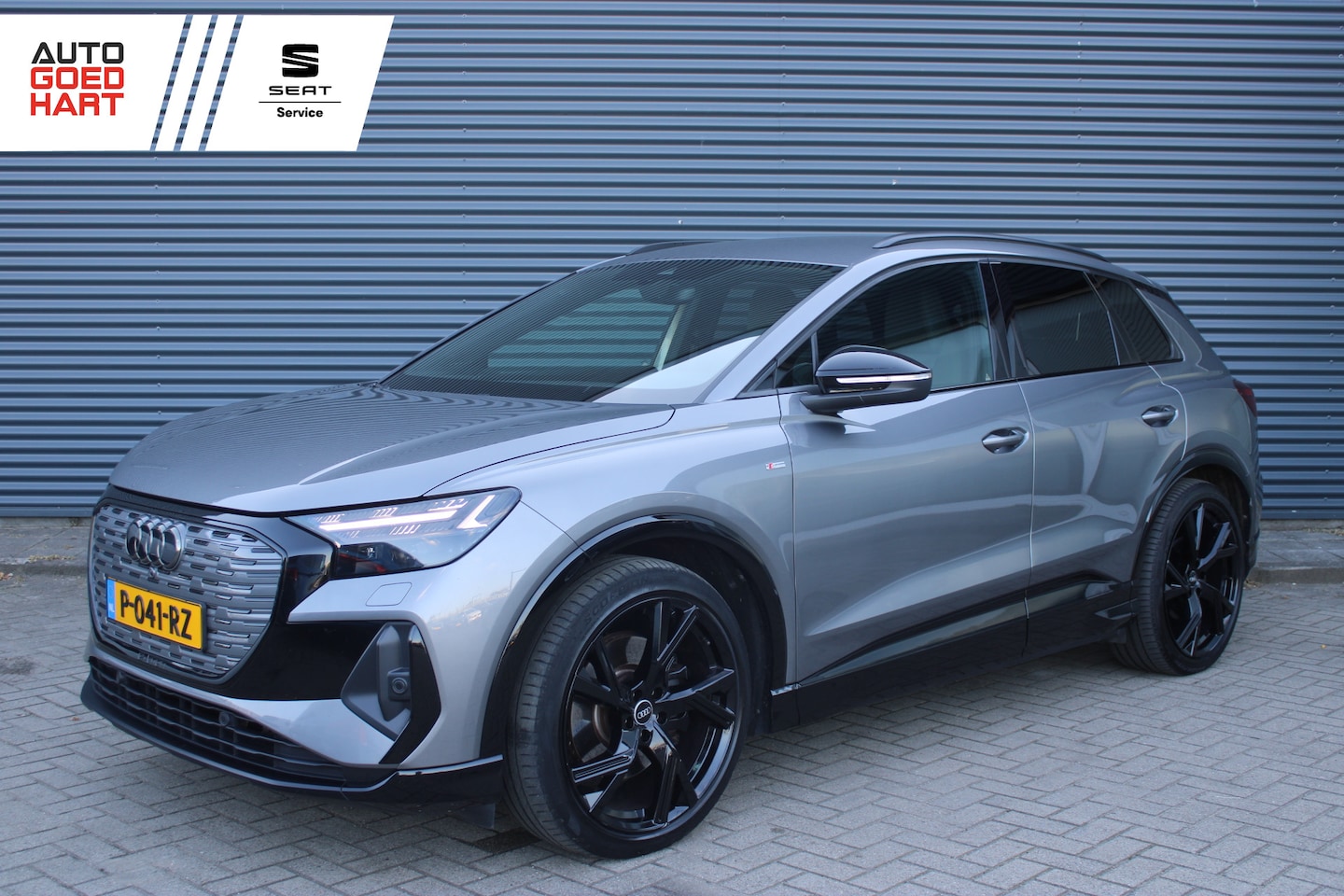Audi Q4 e-tron - 40 Launch edition Advanced Plus 77 kWh S-Line Vol-Leder Trekhaak Black-Styling - AutoWereld.nl
