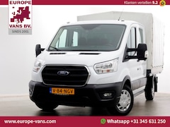 Ford Transit - 2.0 TDCI 130pk L2H1 Trend D.C. Open Laadbak met huif 05-2020