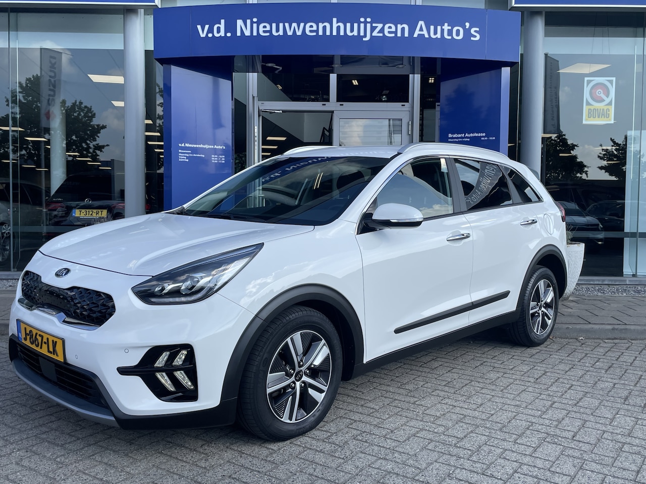 Kia Niro - 1.6 GDi Hybrid DynamicPlusLine 1ste eigenaar | Leder | Stoel-Stuurverwarming Info Daan 049 - AutoWereld.nl
