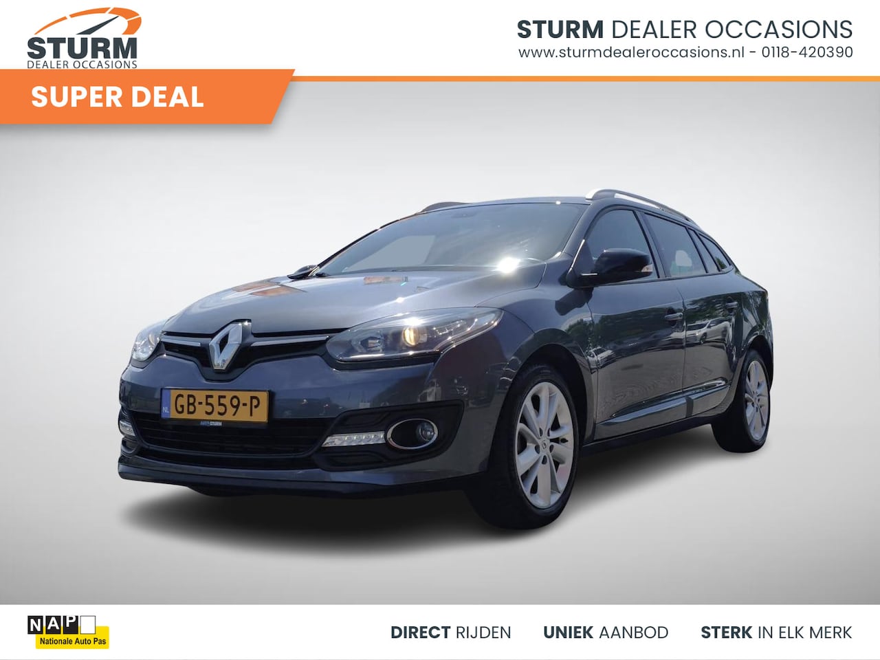 Renault Mégane Estate - 1.2 TCe Limited 1.2 TCe Limited - AutoWereld.nl